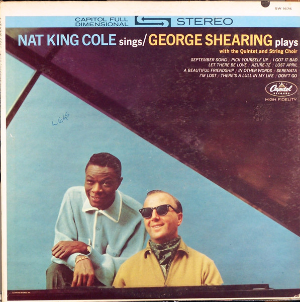 Nat King Cole / George Shearing - Nat King Cole Sings / George Shearing Plays - LP / Vinyl