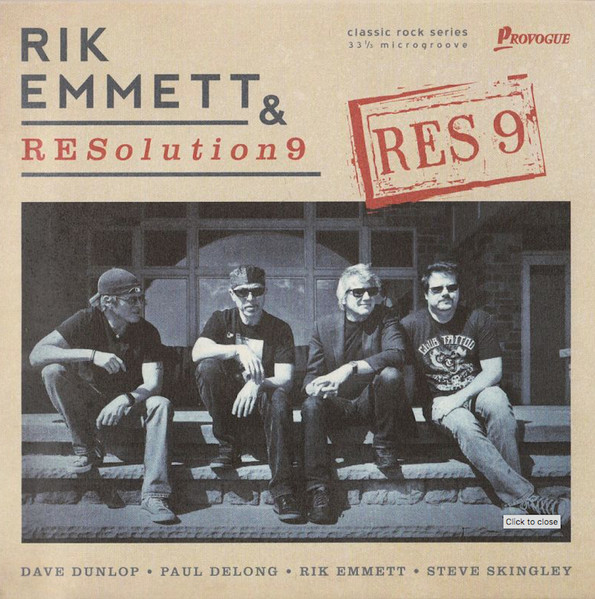 Rik Emmett & RESolution9 - RES 9 - CD