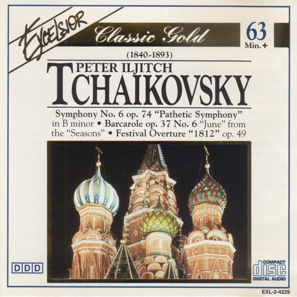 Pyotr Ilyich Tchaikovsky - Symphony No. 6 Op. 74 "Pathetic Symphony" In B Minor ? Barcarole Op. 37 No. 6 "June" From The "Seasons" Festival Overture "1812" Op. 49 - CD