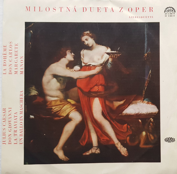 Various -  Milostná Dueta Z Oper (Liebesduette = Love Duets)  - LP / Vinyl