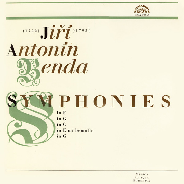 Georg Anton Benda - Symphonies - LP / Vinyl