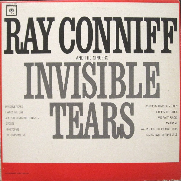 Ray Conniff And The Singers - Invisible Tears - LP / Vinyl