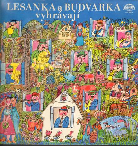 Pošumavská Dechovka Lesanka a Budvarka - Lesanka A Budvarka Vyhrávají (Lidové Polky A Valčíky) - LP / Vinyl