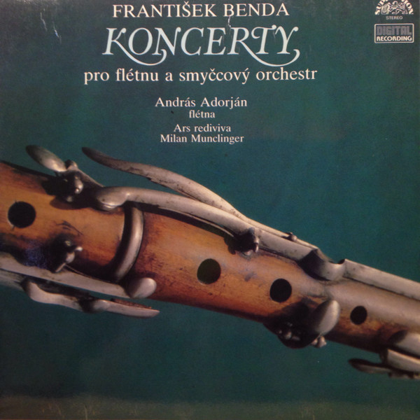 František Benda - Koncerty pro flétnu a smyčcový orchestr - LP / Vinyl
