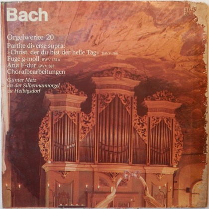 Johann Sebastian Bach - Günter Metz - Orgelwerke 20 - LP / Vinyl