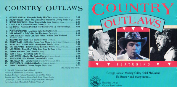 Various - Country Outlaws - CD