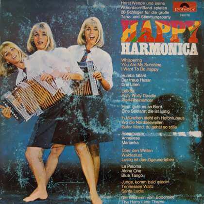 Horst Wende's Akkordeon-Band - Happy Harmonica - LP / Vinyl