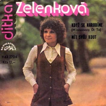 Jitka Zelenková - Když Se Narodíme (M'innamoro Di Te) / Mít Svůj Kout - SP / Vinyl