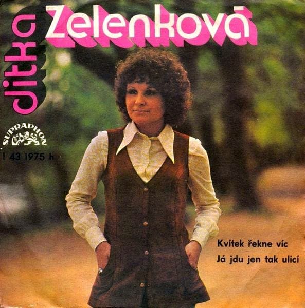 Jitka Zelenková - Kvítek Řekne Víc / Já Jdu Jen Tak Ulicí - SP / Vinyl