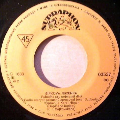 Karel Höger - Šípková Růženka / O Smolíčkovi - SP / Vinyl