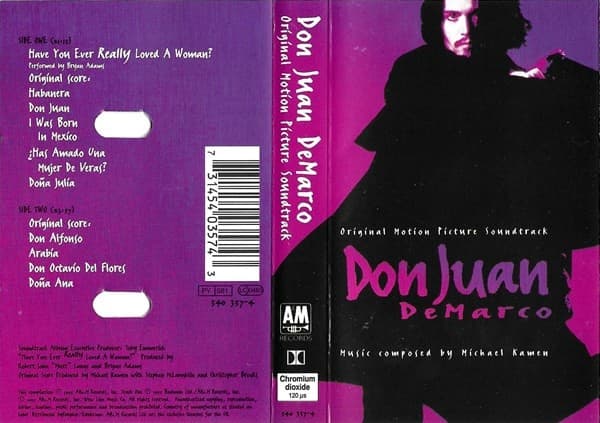Michael Kamen - Don Juan DeMarco (Original Motion Picture Soundtrack) - MC / kazeta