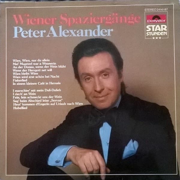 Peter Alexander - Wiener Spaziergänge - LP / Vinyl