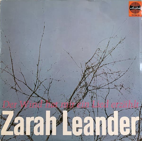 Zarah Leander - Der Wind Hat Mir Ein Lied Erzählt - LP / Vinyl