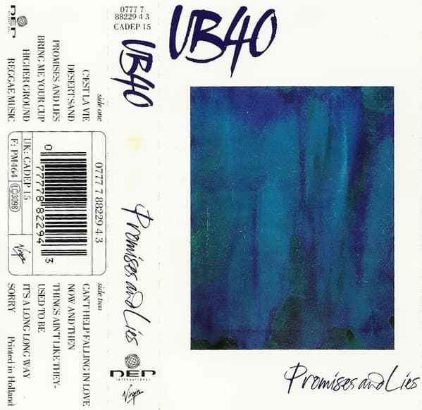 UB40 - Promises And Lies - MC / kazeta