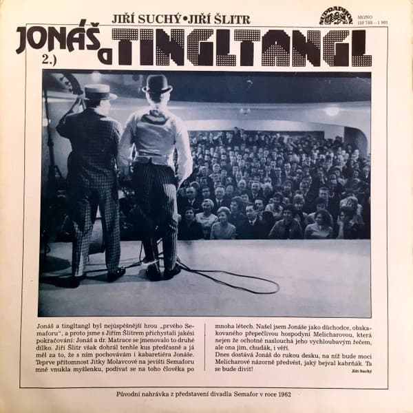 Jiří Suchý & Jiří Šlitr - Jonáš A Tingltangl - LP / Vinyl