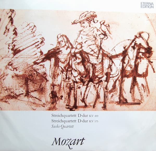 Wolfgang Amadeus Mozart - Suske-Quartett - Streichquartett D-Dur KV 499 / D-Dur KV 575 - LP / Vinyl