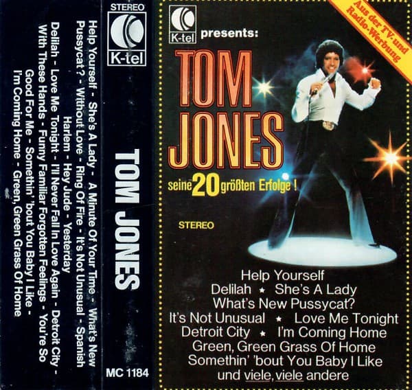 Tom Jones - Seine 20 Größten Erfolge ! - MC / kazeta