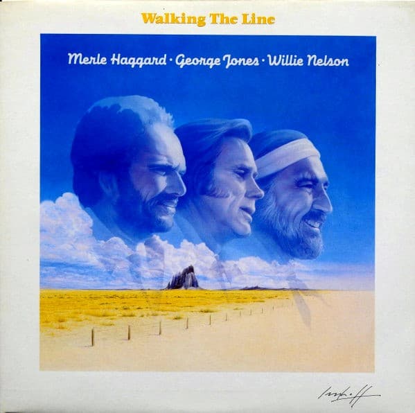 Merle Haggard / George Jones / Willie Nelson - Walking The Line - LP / Vinyl