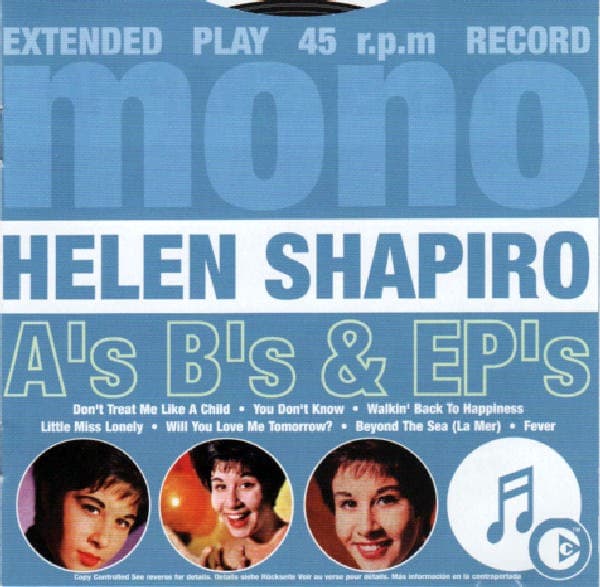 Helen Shapiro - A's B's & EP's - CD